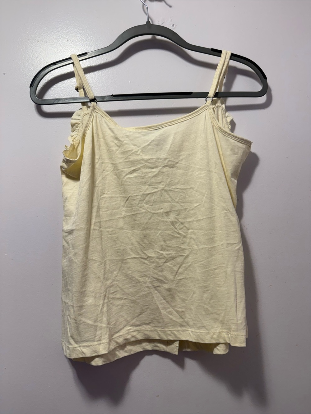 Toad&Co off white Button-Front Ruffle tank top - Picture 5 of 5